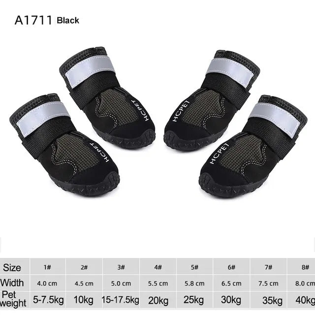 Waterproof Reflective Dog Boots by My Store