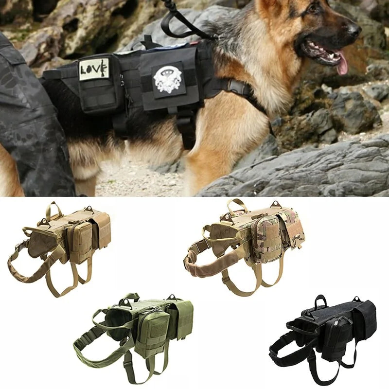 Tactical Military Dog Harness by My Store