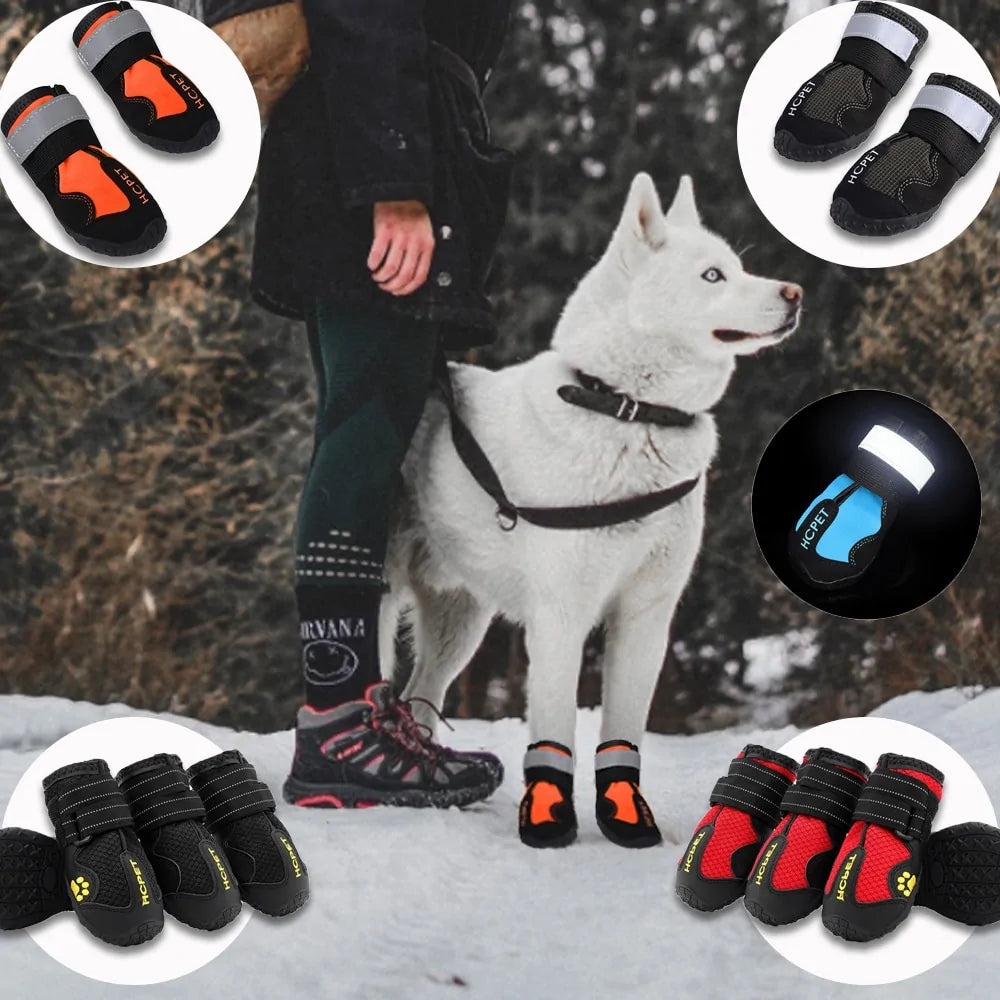 Waterproof Reflective Dog Boots by My Store