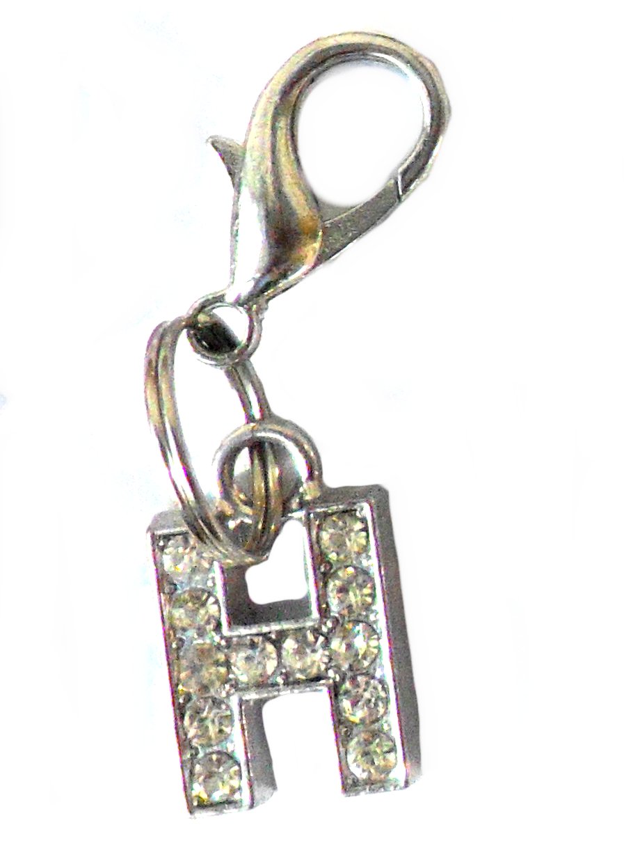 A-Z Crystal Letter Pet Charms by Salmon Oscar