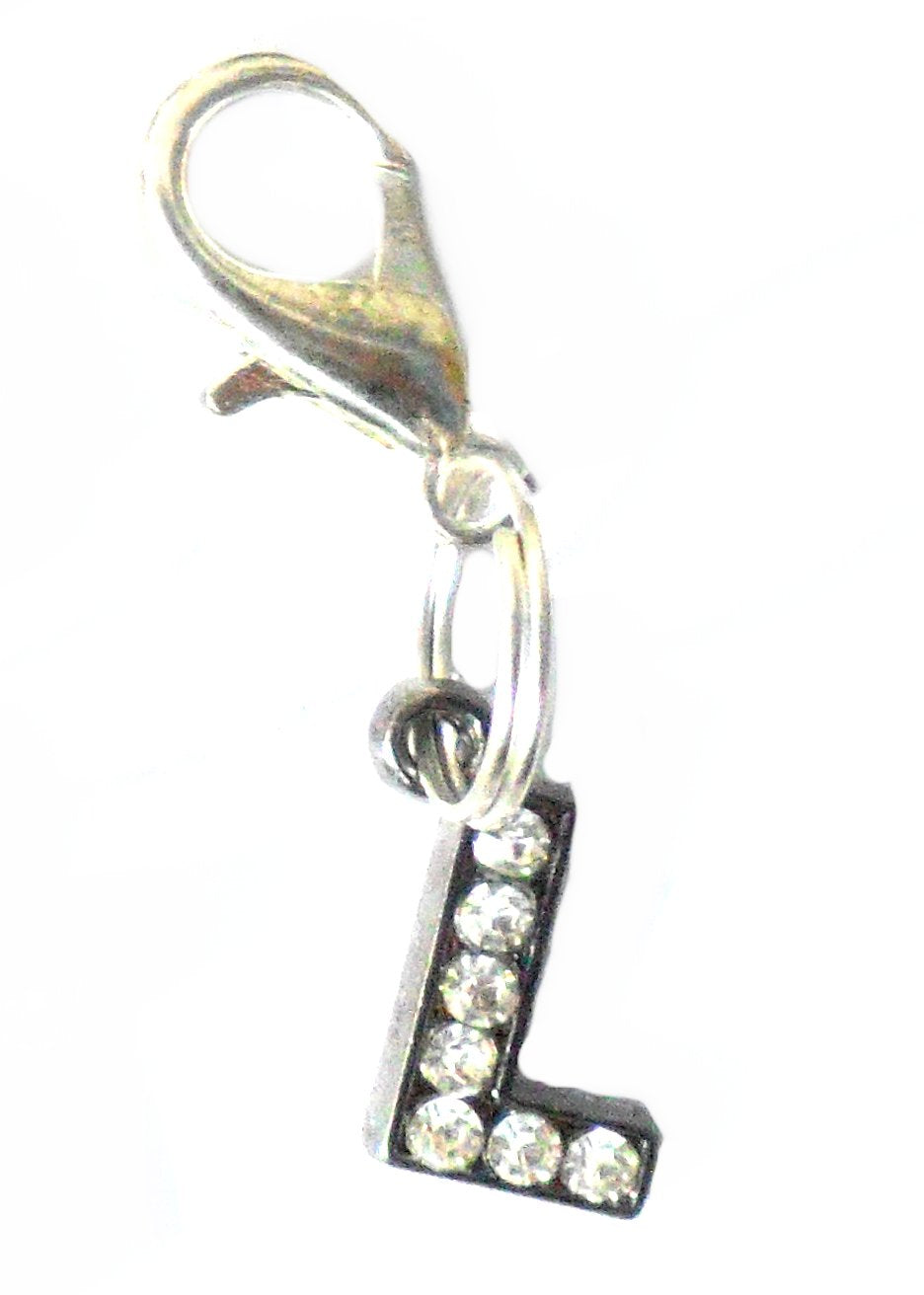 A-Z Crystal Letter Pet Charms by Salmon Oscar