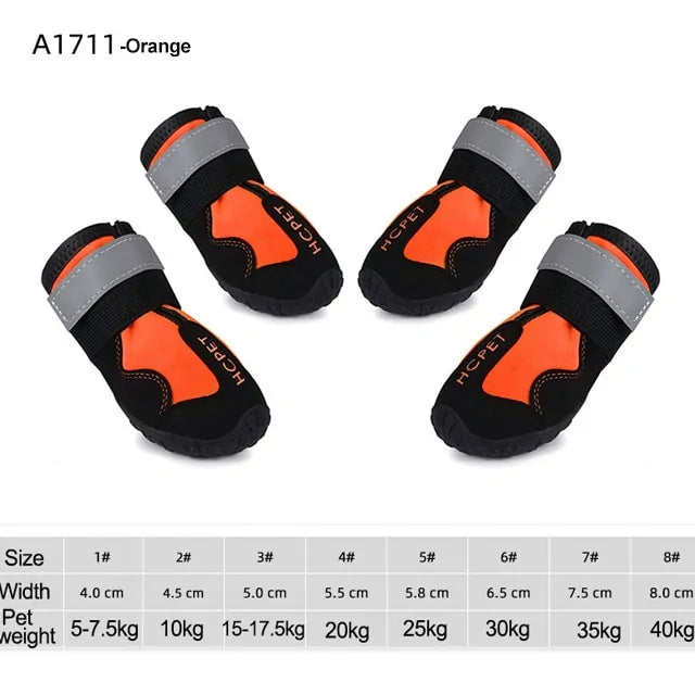 Waterproof Reflective Dog Boots by My Store