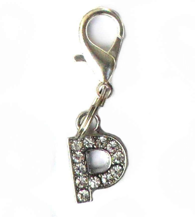 A-Z Crystal Letter Pet Charms by Salmon Oscar