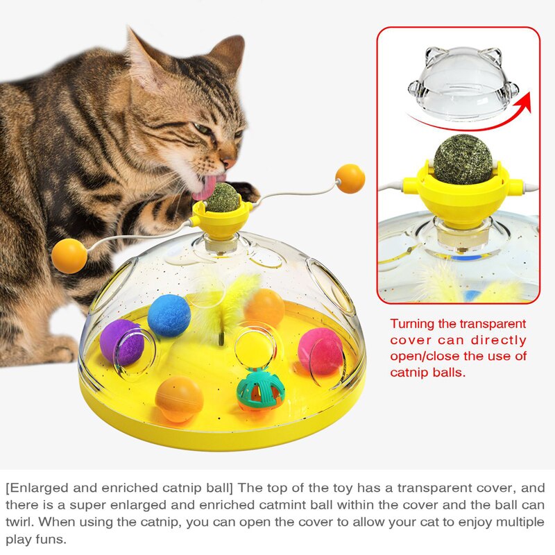 Windmill Interactive Multifunctional Catnip Toy by My Store