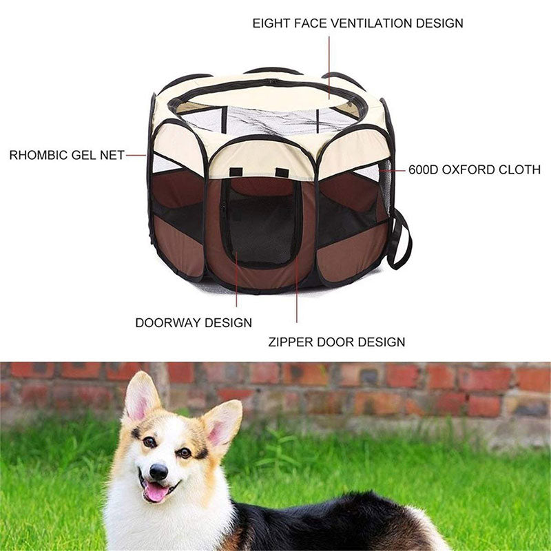 Pawsome Pop-Up Pet Crate by My Store