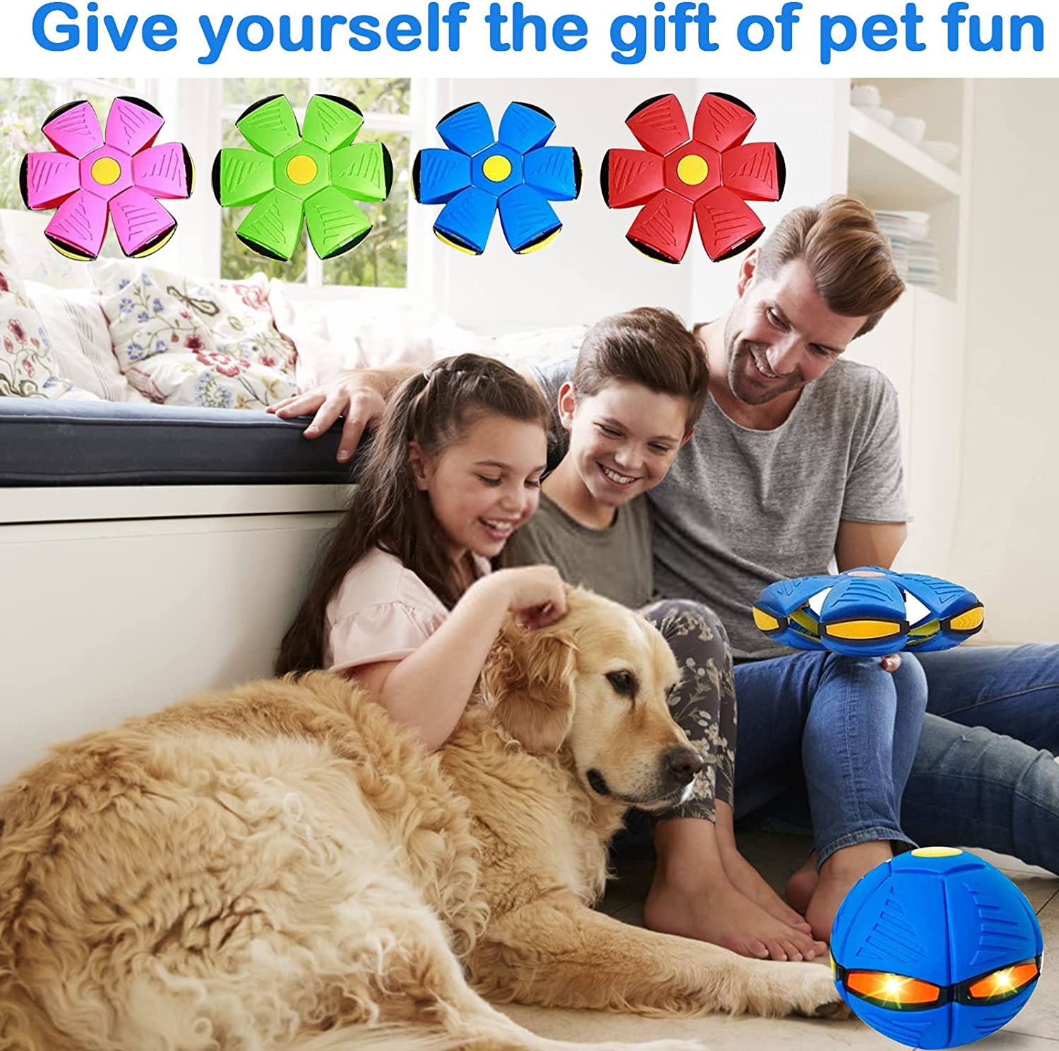 Pet Toy Flying Saucer Ball by My Store