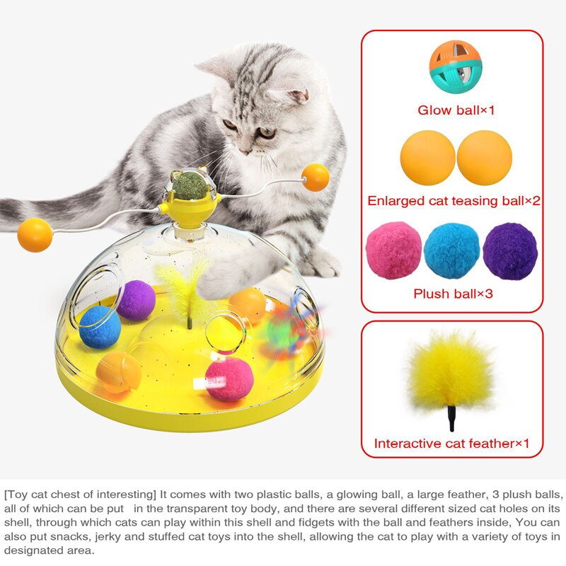 Windmill Interactive Multifunctional Catnip Toy by My Store