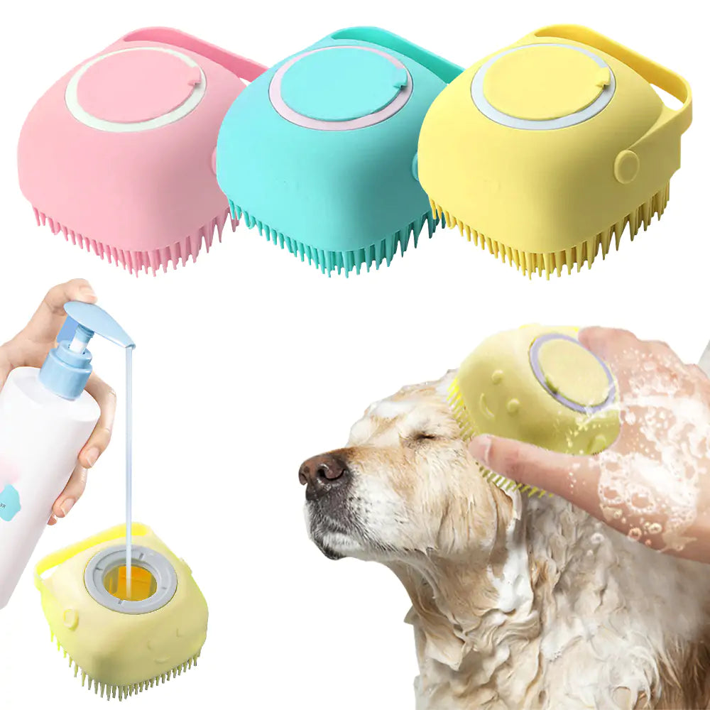 Soft Silicone Dog Brush by My Store