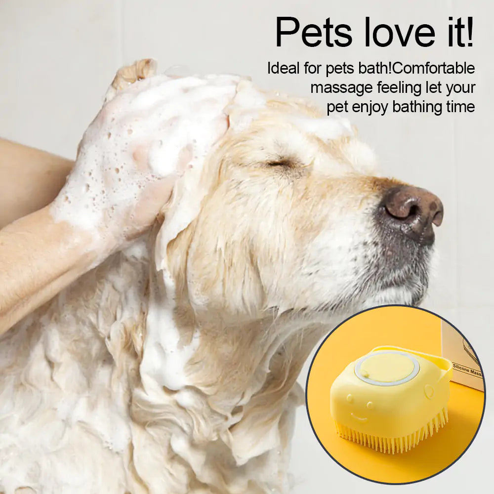 Soft Silicone Dog Brush by My Store