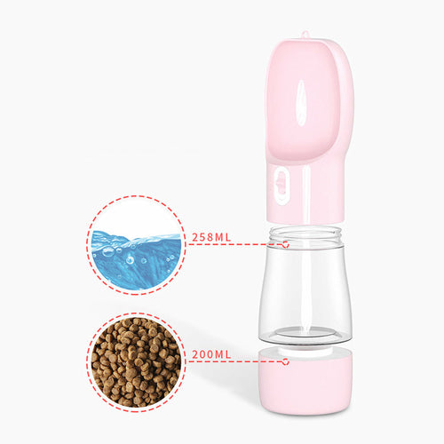 Portable Pet Food & Water Bottle by Teal Winterberry