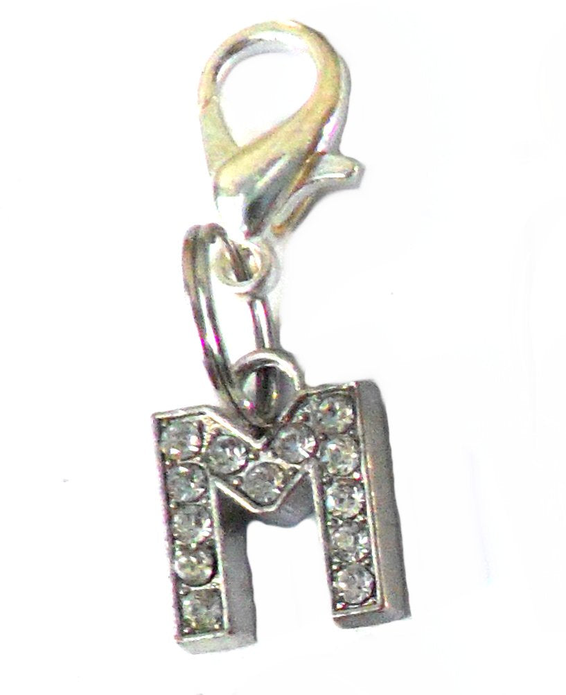 A-Z Crystal Letter Pet Charms by Salmon Oscar