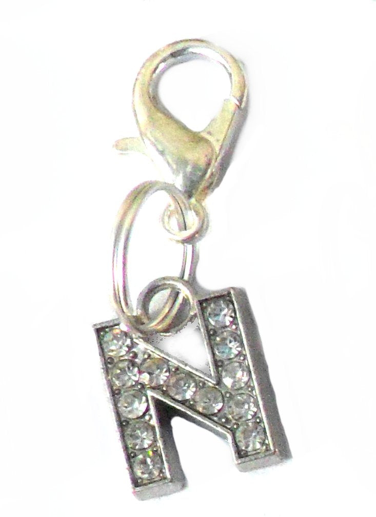 A-Z Crystal Letter Pet Charms by Salmon Oscar