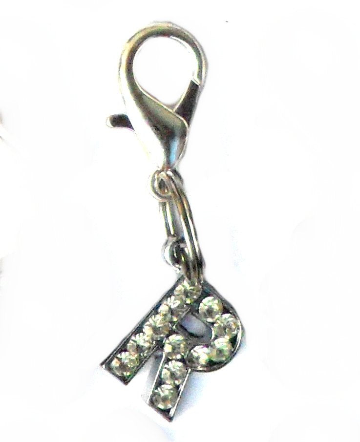 A-Z Crystal Letter Pet Charms by Salmon Oscar