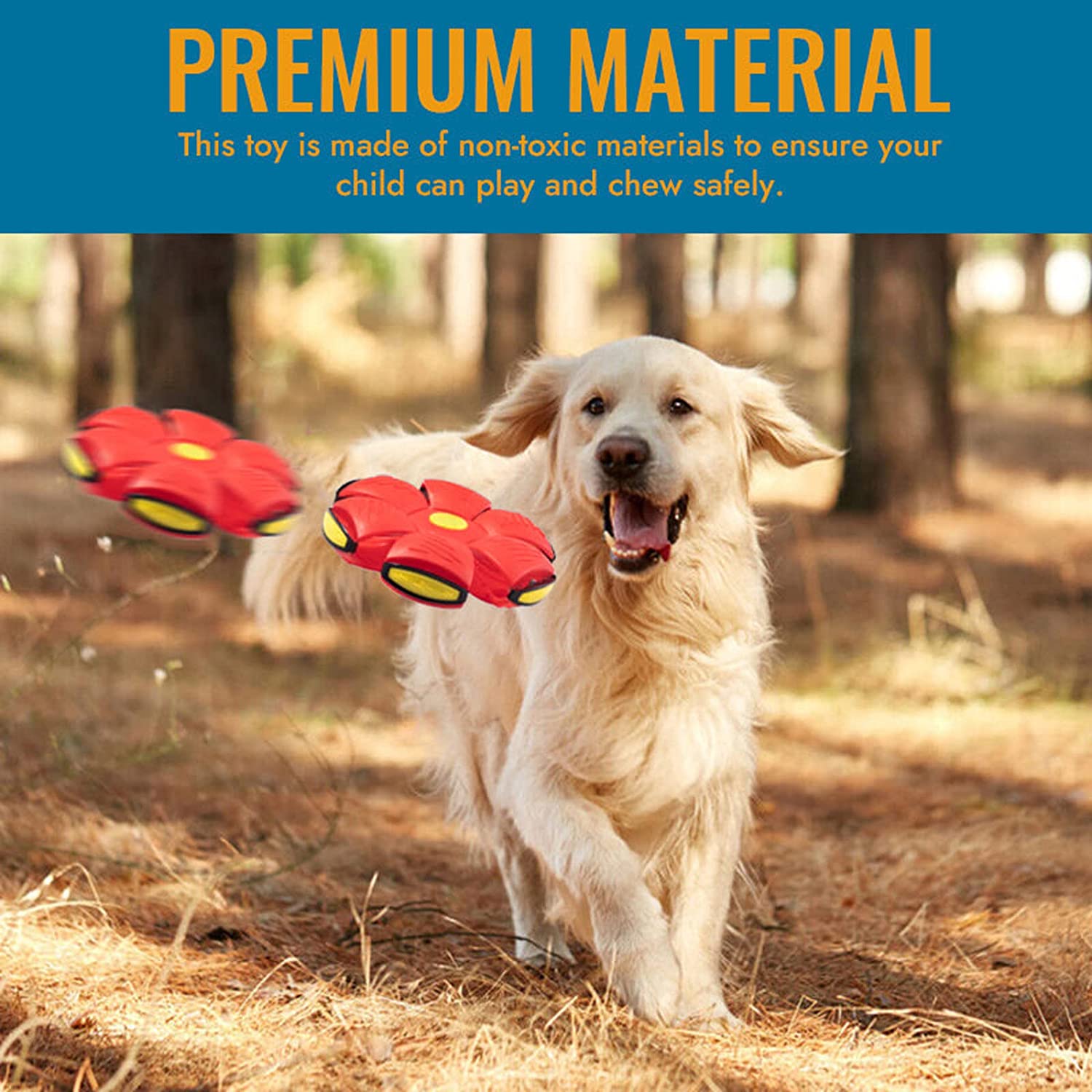 Pet Toy Flying Saucer Ball by My Store