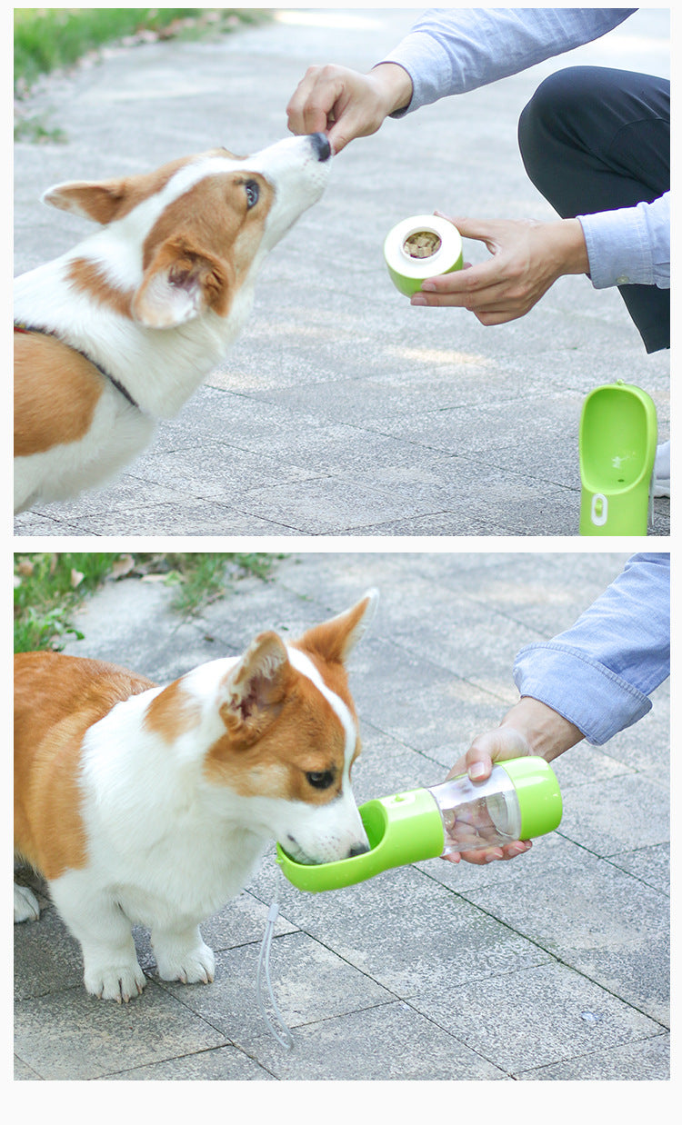 Portable Pet Food & Water Bottle by Teal Winterberry